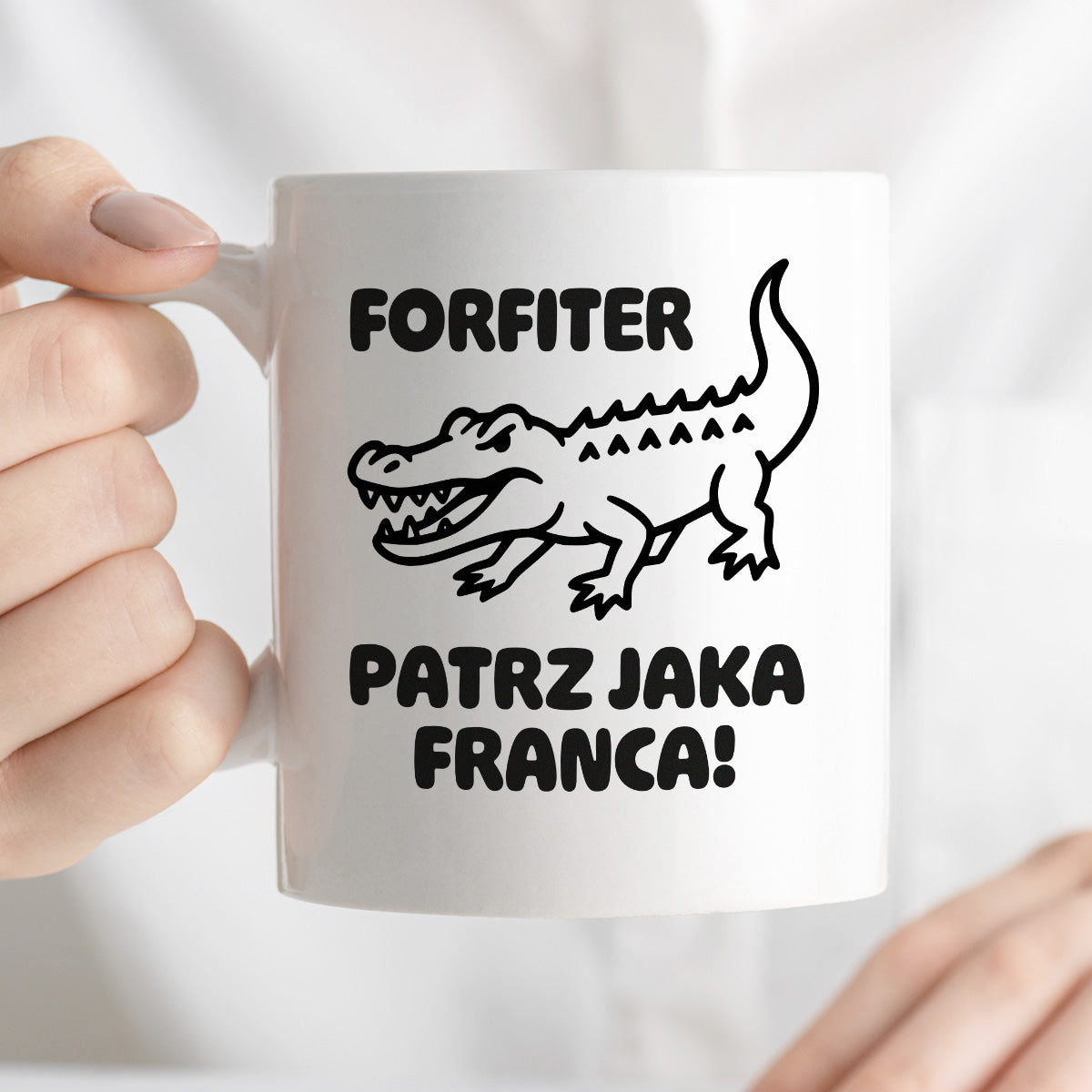 Kubek z nadrukiem - HITY POLSKIEGO INTERNETU - "Forfiter - patrz jaka franca"