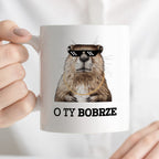Kubek z nadrukiem "O Ty bobrze"