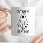 Kubek z nadrukiem "Don't make me loose my sheet"
