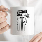 Kubek świąteczny z GĄSKĄ - "WESOŁYCH ŚWIĄT"