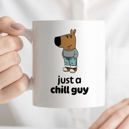 Kubek z nadrukiem "just a chill guy"