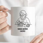 Kubek dla Babci / Dziadka - "Sama skóra i kości"
