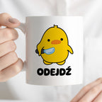Kubek z nadrukiem - "Odejdź"