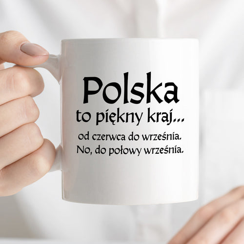 Kubek z nadrukiem "Polska to piękny kraj" v2