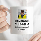 Kubek z nadrukiem - "Pracownik miesiąca ze zdjęciem"