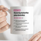 Kubek spersonalizowany z nadrukiem "Koordynatorka pierdolnika"