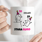 Kubek z nadrukiem "STO LAT! STARA RURO" [dowolny wiek]