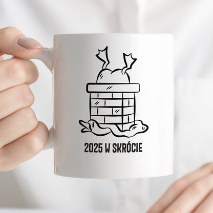 Kubek świąteczny z GĄSKĄ - "2025 W SKRÓCIE"