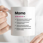 Kubek z nadrukiem - "Mama 5/5"