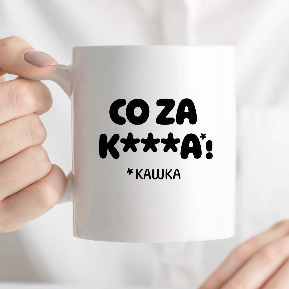 Kubek z nadrukiem "CO ZA KAWKA"