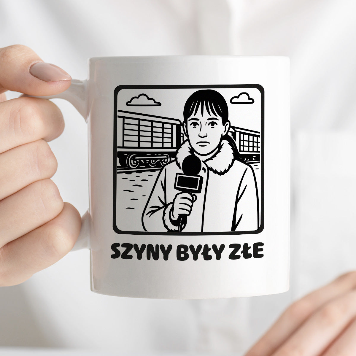 Kubek z nadrukiem - HITY POLSKIEGO INTERNETU - "Szyny były złe..."