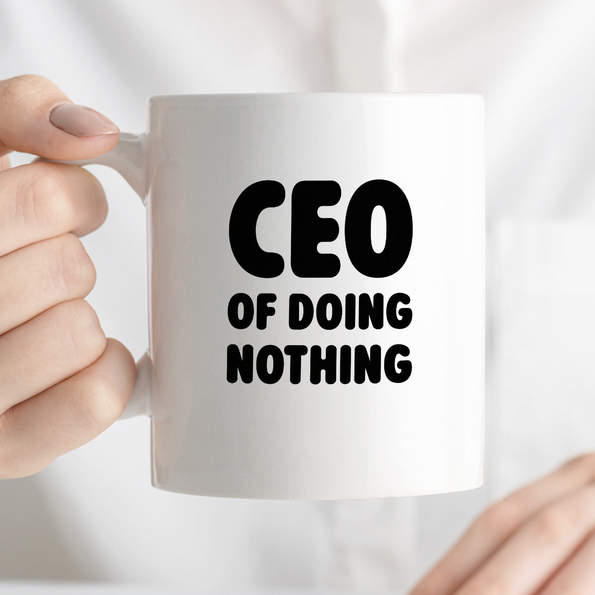 Kubek z nadrukiem - "CEO of doing nothing"