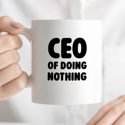 Kubek z nadrukiem - "CEO of doing nothing"