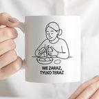 Kubek z nadrukiem "Nie zaraz tylko teraz" - Cytaty MAMY - DZIEŃ MAMY