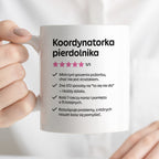 Kubek z nadrukiem "Koordynatorka pierdolnika"