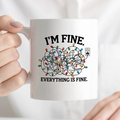 Kubek świąteczny "I'm fine. It's fine. Everything's fine."