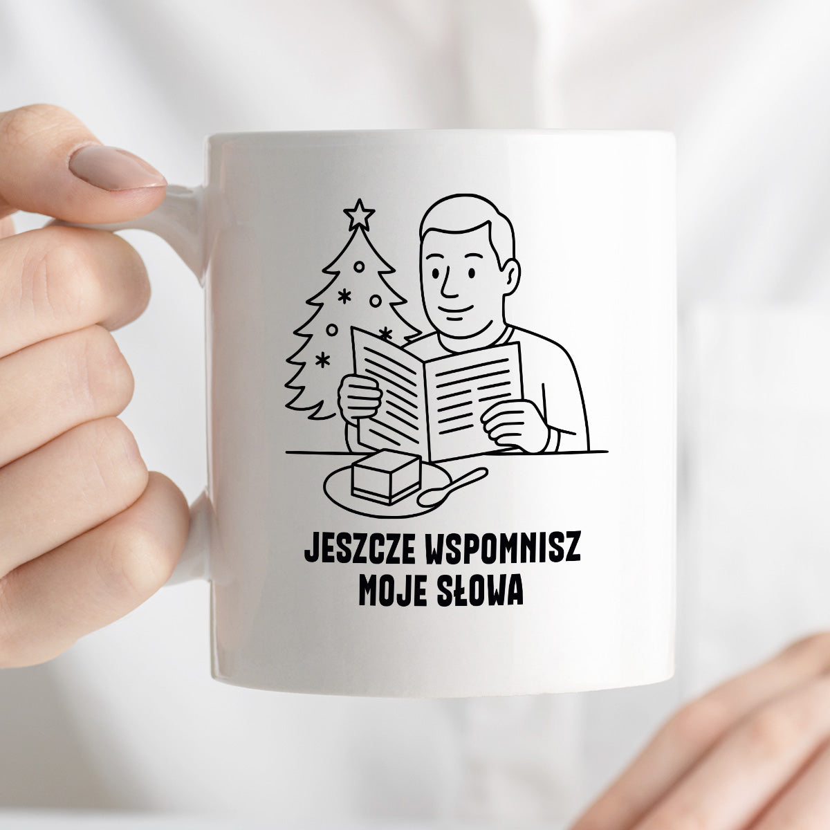 Kubek świąteczny z cytatem TATY - "Jeszcze wspomnisz moje słowa"