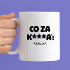 Kubek z nadrukiem "CO ZA KAWKA"