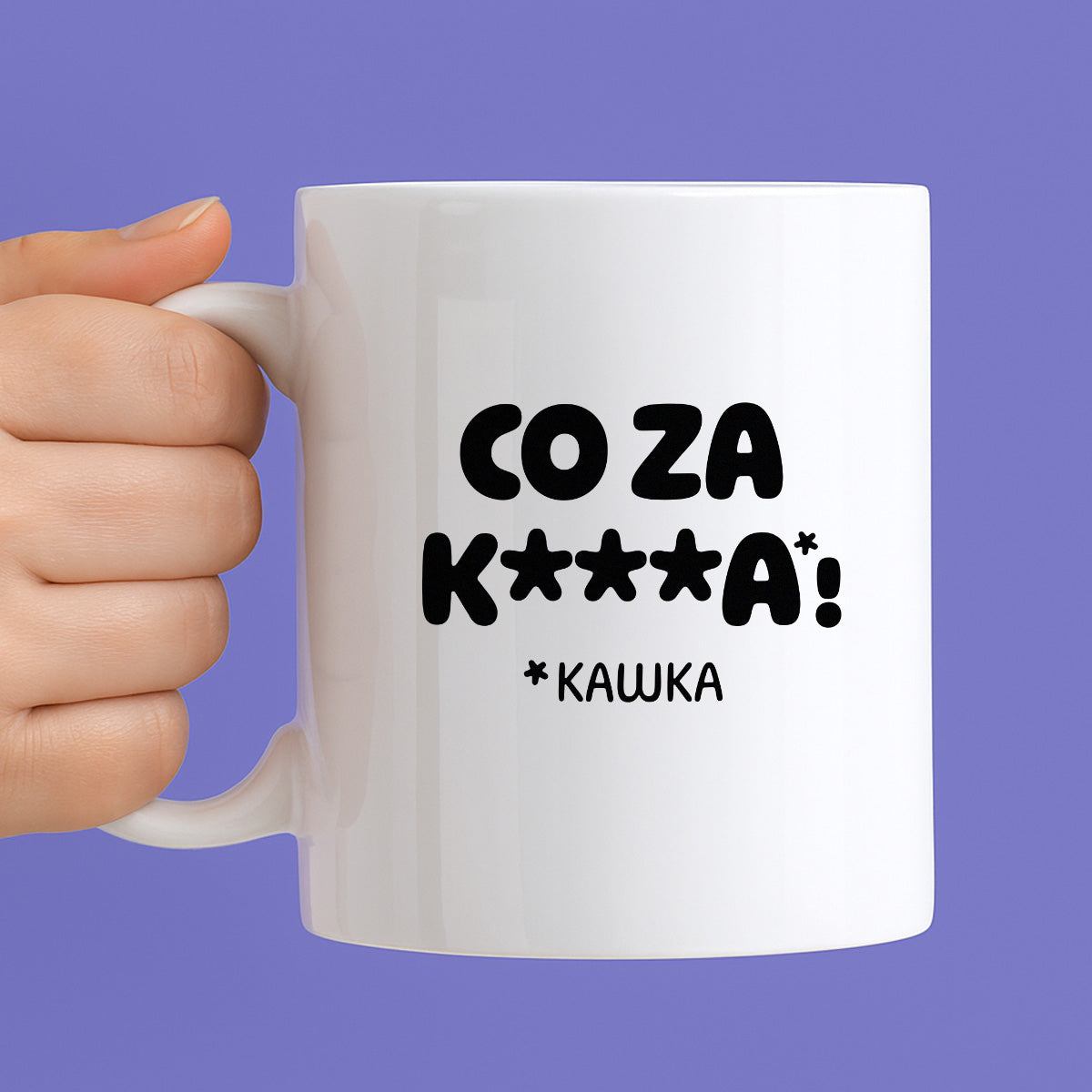 Kubek z nadrukiem "CO ZA KAWKA"