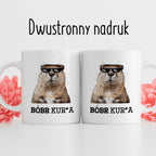 Kubek z nadrukiem "Bóbr kur*a"