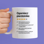 Kubek z nadrukiem "Ogarniacz pierdolnika"