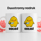 Kubek z nadrukiem - "Odejdź"