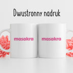Kubek z nadrukiem "masakra"