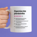 Kubek z nadrukiem "Ogarniaczka pierdolnika"