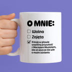 Kubek z nadrukiem "Mój status"