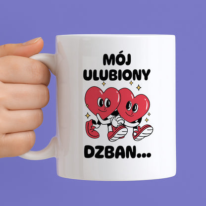 Kubek z nadrukiem "Mój ulubiony dzban"