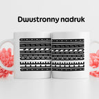 Kubek z nadrukiem INCOGNITO (wzorek) - "ALE CHUJNIA"