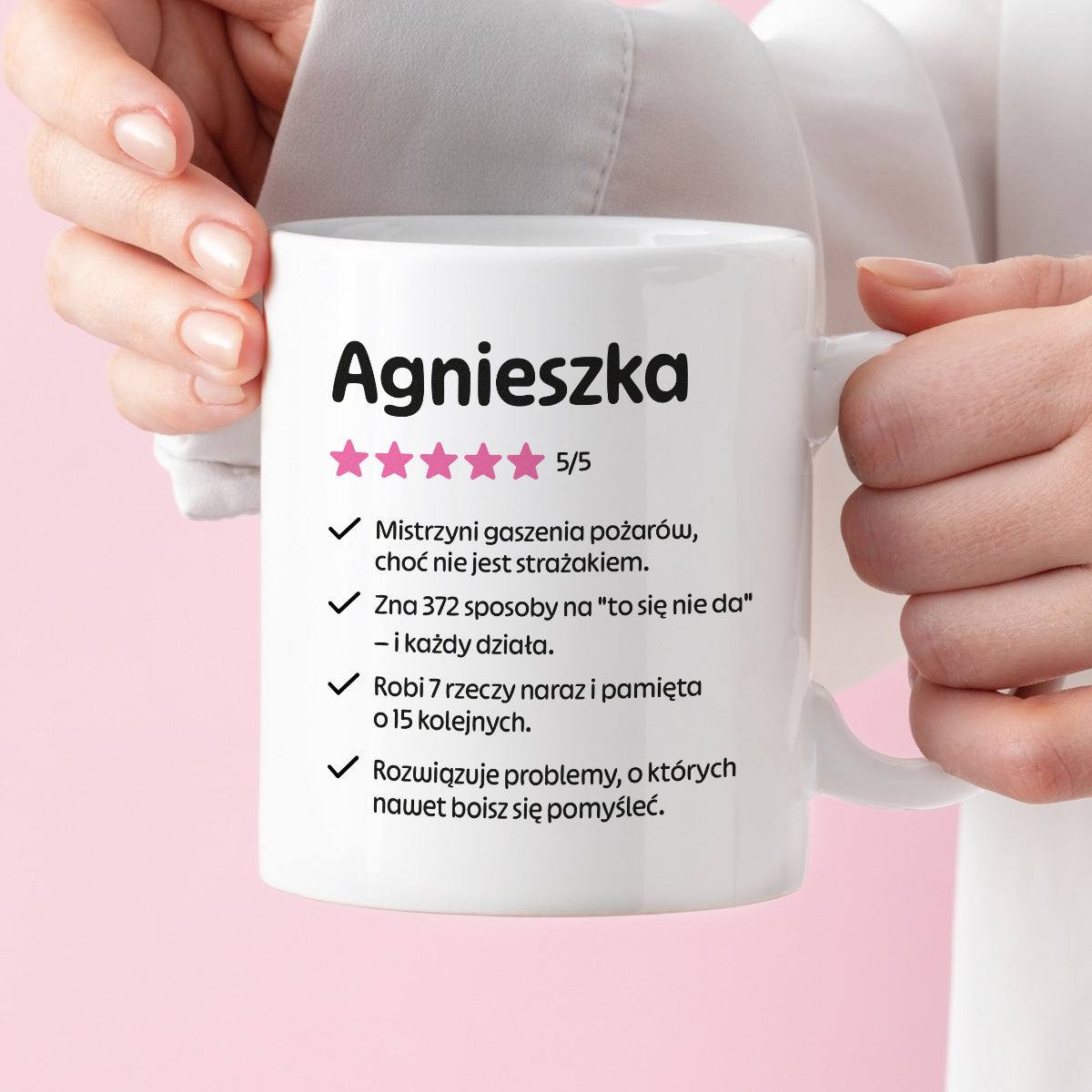 Kubek MISTRZYNI z imieniem