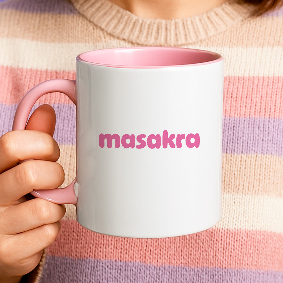 Kubek z nadrukiem "masakra"