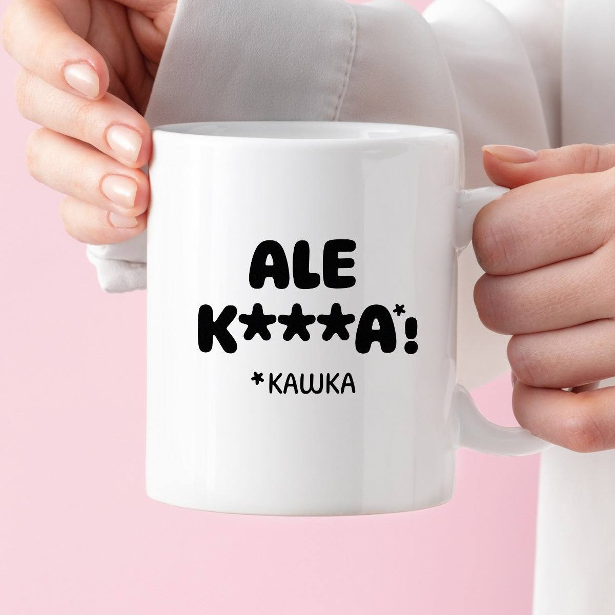 Kubek z nadrukiem "ALE KAWKA"