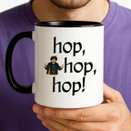 Kubek z nadrukiem "hop, hop, hop!" v2