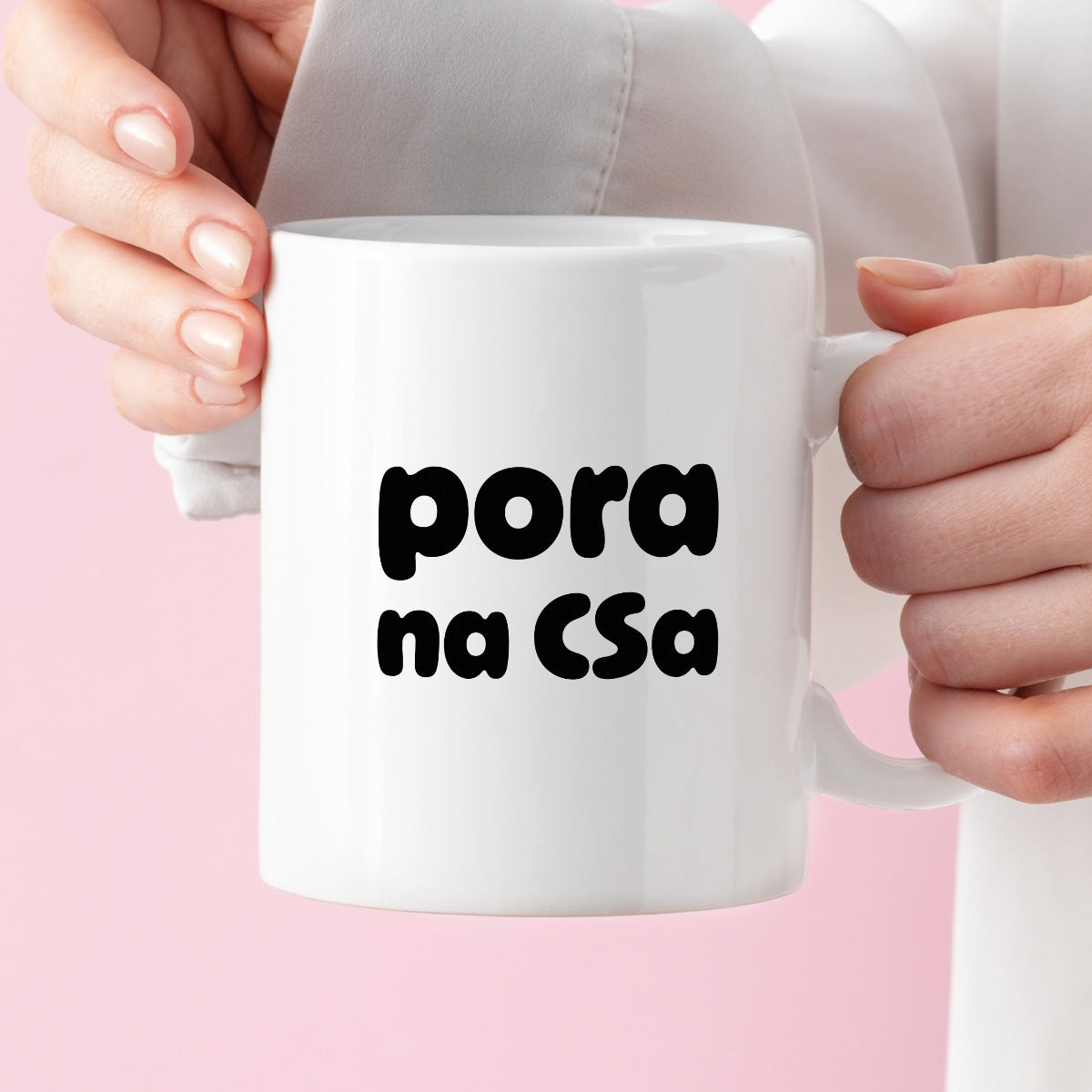 Kubek z nadrukiem "pora na CSa"