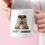 Kubek z nadrukiem "O Ty ch*ju bobrze"