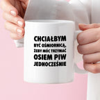 Kubek z nadrukiem - "Chciałbym być ośmiornicą"