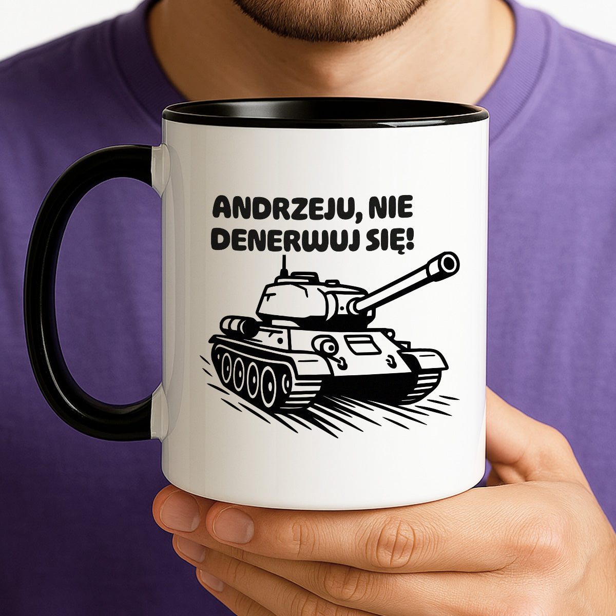 Kubek z nadrukiem - HITY POLSKIEGO INTERNETU - "Andrzeju, nie denerwuj się"