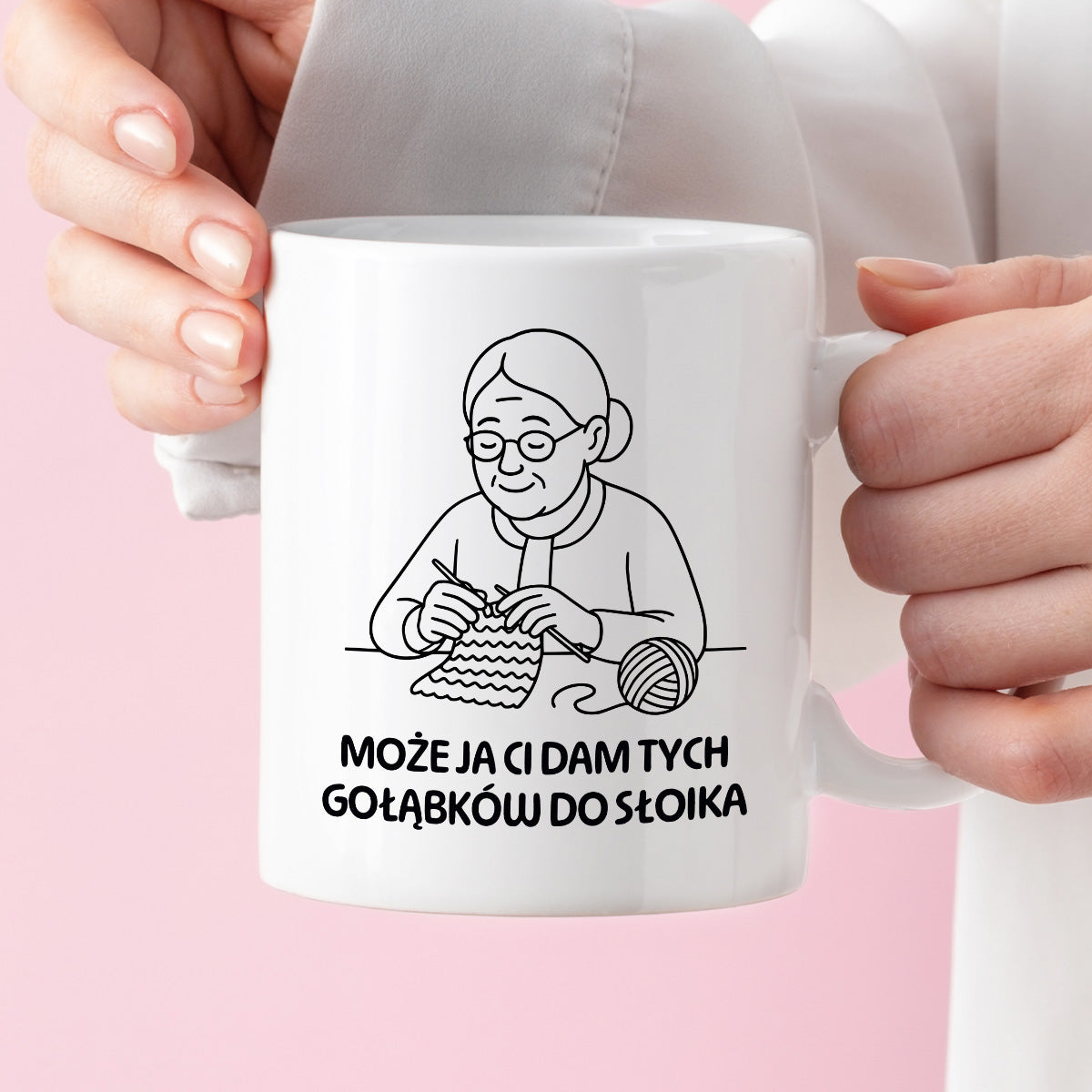 Kubek dla Babci / Dziadka - "Może ja Ci dam tych gołąbków do słoika"