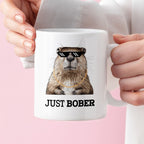 Kubek z nadrukiem "Just bober"