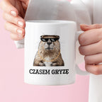 Kubek z nadrukiem "Czasem gryzę"