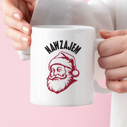 Kubek świąteczny z Mikołajem "Nawzajem"