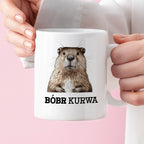 Kubek z nadrukiem "Bóbr kurwa"
