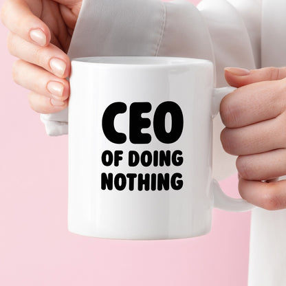 Kubek z nadrukiem - "CEO of doing nothing"