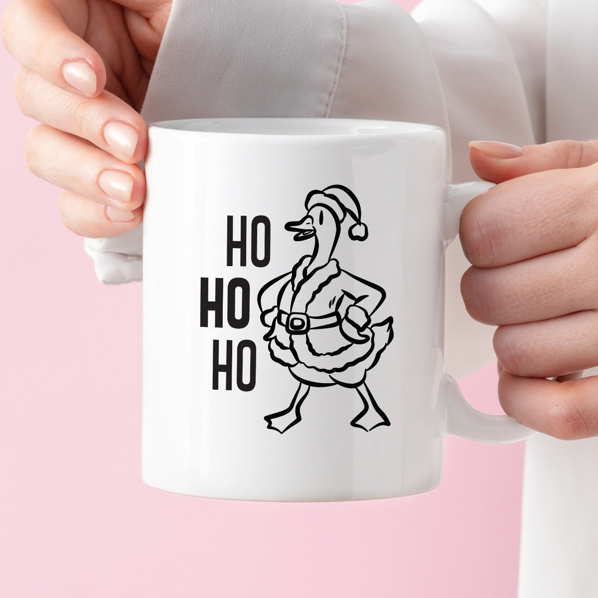 Kubek świąteczny z GĄSKĄ - "HO HO HO"