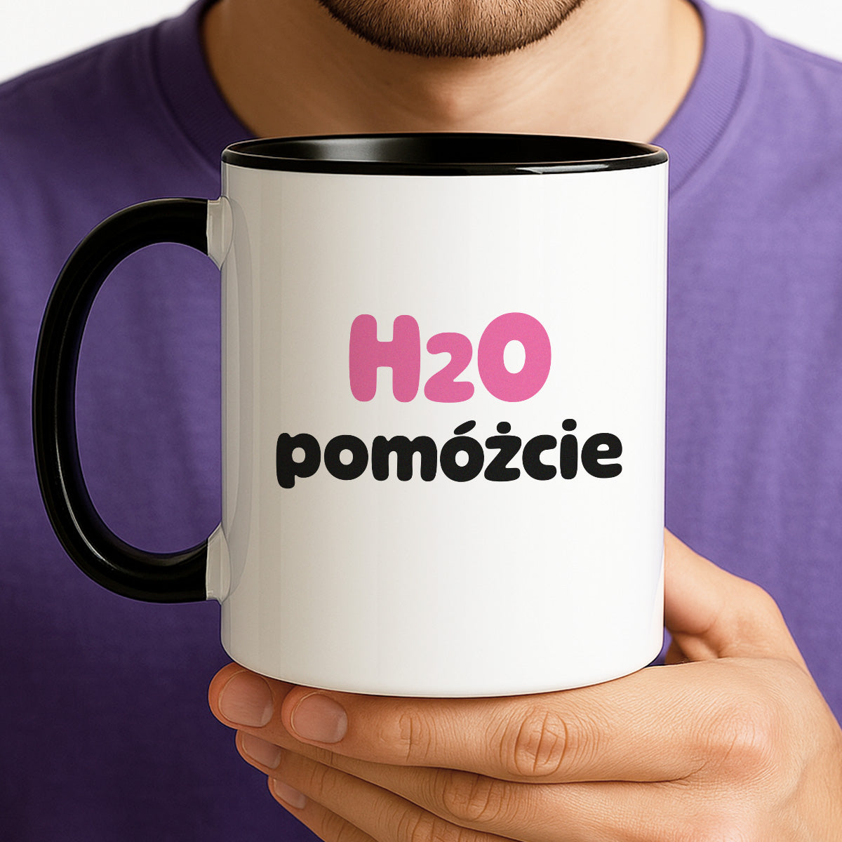 Kubek z nadrukiem - "H2O pomóżcie"