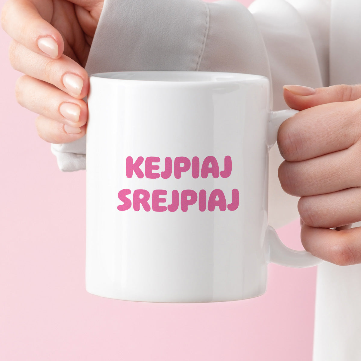 Kubek z nadrukiem "KejPiaI SREJPIAI"