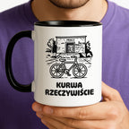 Kubek z nadrukiem - HITY POLSKIEGO INTERNETU - PAWEŁ JUMPER - "Kurwa rzeczywiście"