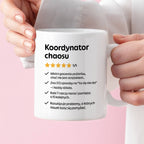 Kubek z nadrukiem "Koordynator chaosu"